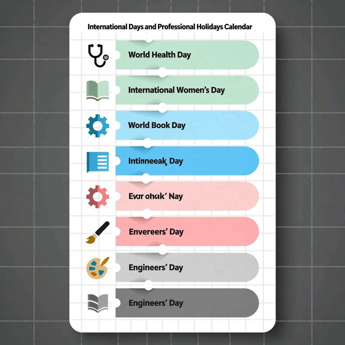 Список международных дней и профессиональных праздников