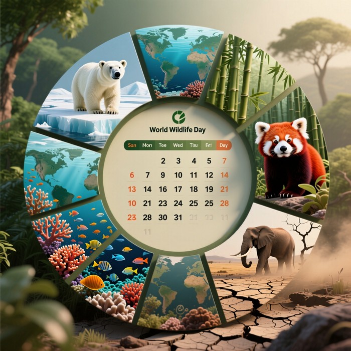Экологический календарь всемирных и международных дней посвященных защите тех или иных экосистем, видов животных или борьбе с негативными последствиями нарушения экологического равновесия.