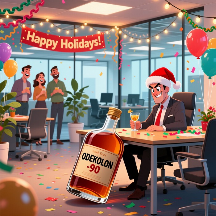 Свежая подборка анекдотов про новогодние корпоративы