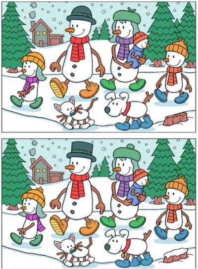 Найдите 10 отличий на картинках за 1 минуту!