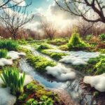 Как ускорить таяние снега на участке весной