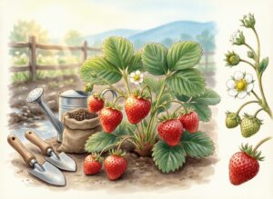 Клубничная азбука питания: календарь подкормок клубники для щедрого урожая