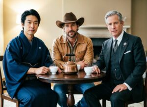 японец, ковбой и джентльмен